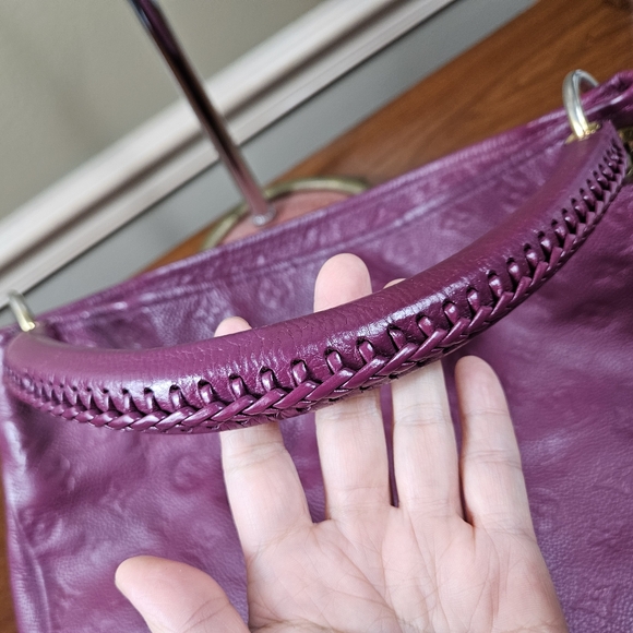 Authentic Louis Vuitton Empreinte Artsy Mm Burgundy Infini Monogram Leat… - Picture 8 of 13